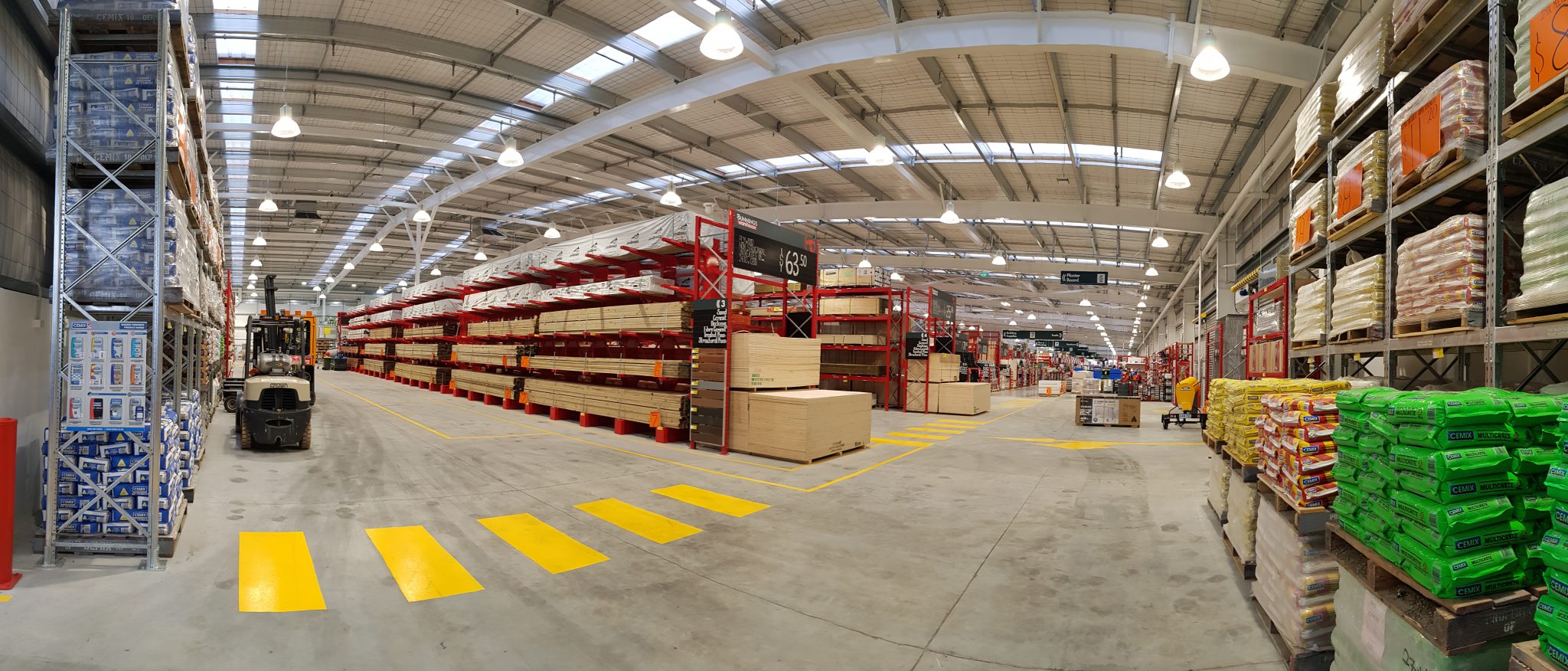 BUNNINGS WAREHOUSE, CHRISTCHURCH AIRPORT OPENS 3 MONTHS AHEAD OF