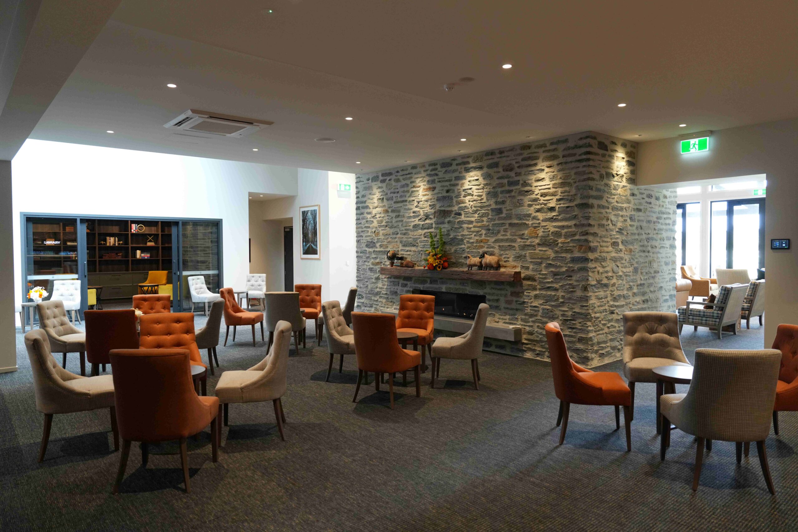 Bar and Library